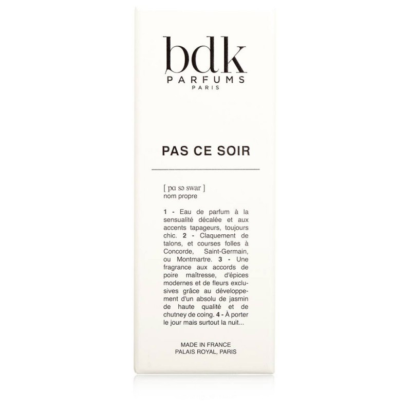 BDK Parfums Pas Сe Soir Eau De Parfume 100ml