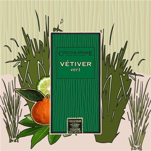 Vetiver Vert Eau De Cologne 100ml